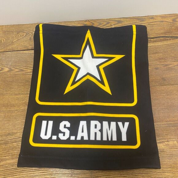 U S US Army Star Winter Fleece Neck Warmer Gaiter Ski Face Mask Tube Sock Scarf - Picture 1 of 6
